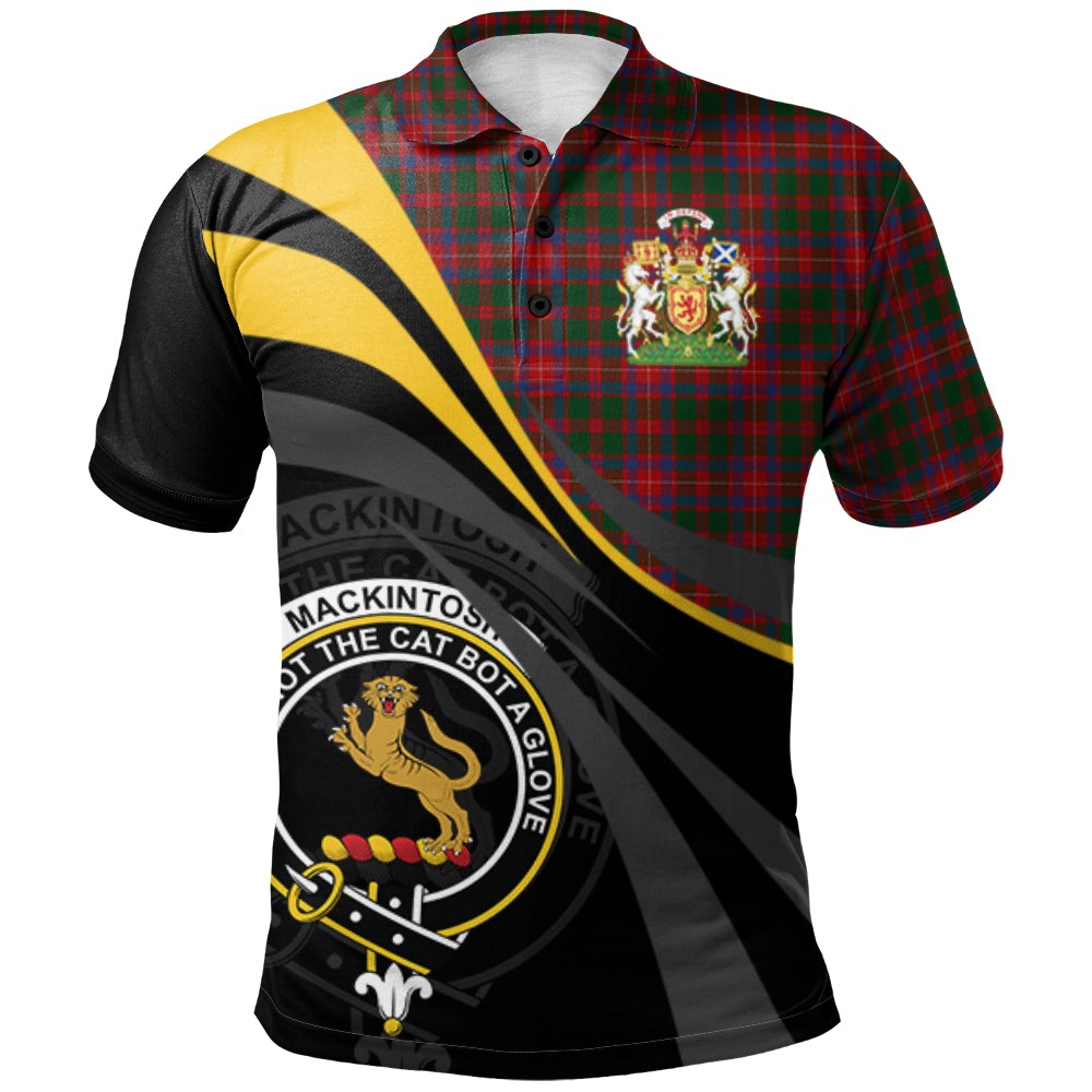 MacKintosh Geddes Tartan Polo Shirt - Royal Coat Of Arms Style