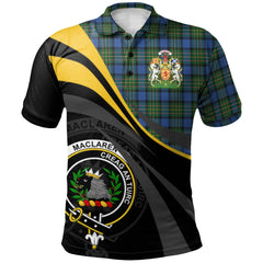 MacLaren Ancient Tartan Polo Shirt - Royal Coat Of Arms Style