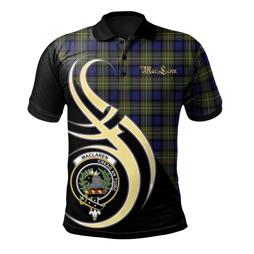 MacLaren Modern Tartan Polo Shirt - Believe In Me Style