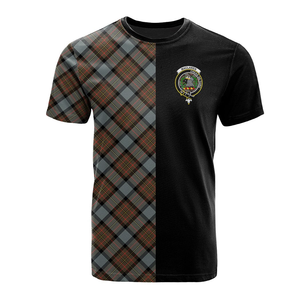 MacLaren Weathered Tartan T-Shirt Half of Me - Cross Style