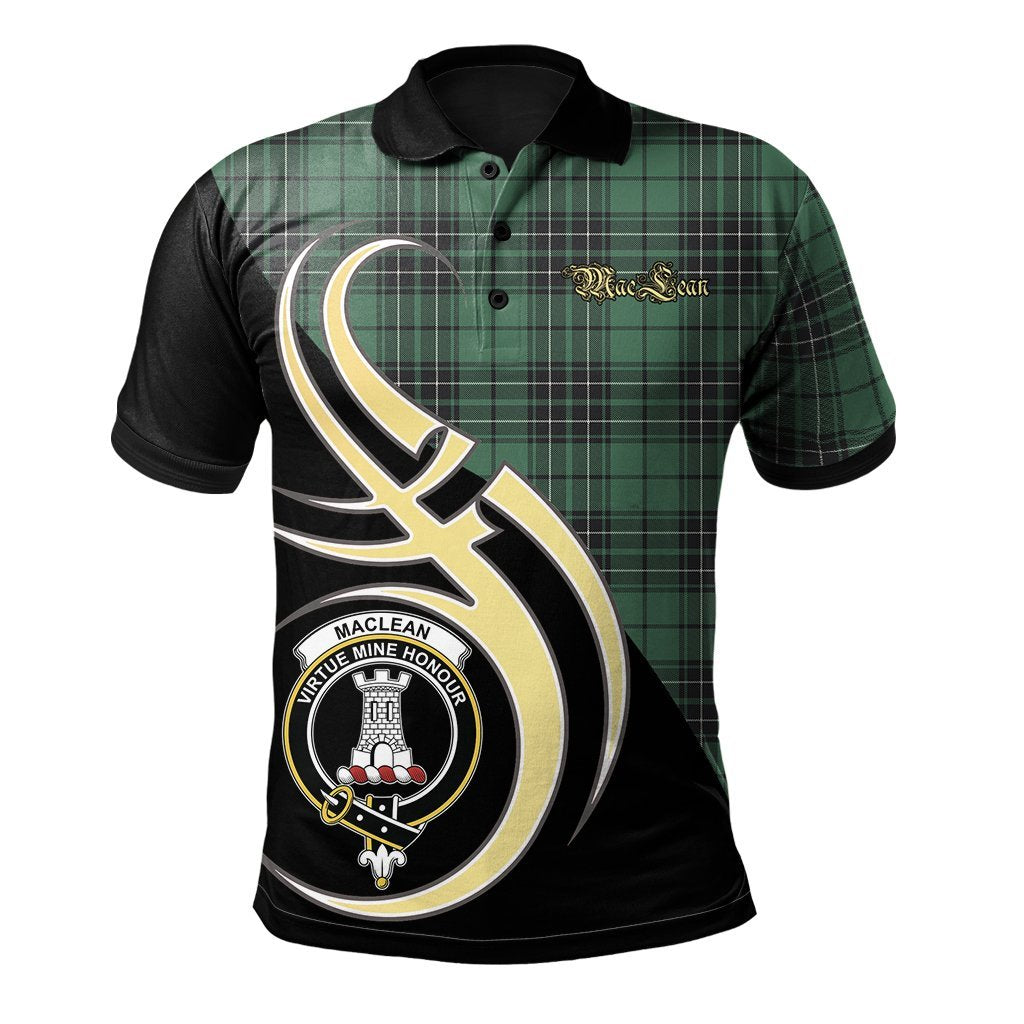 MacLean Hunting Ancient Tartan Polo Shirt - Believe In Me Style