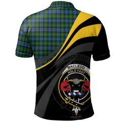 MacLeod of Skye or Johnston Tartan Polo Shirt - Royal Coat Of Arms Style