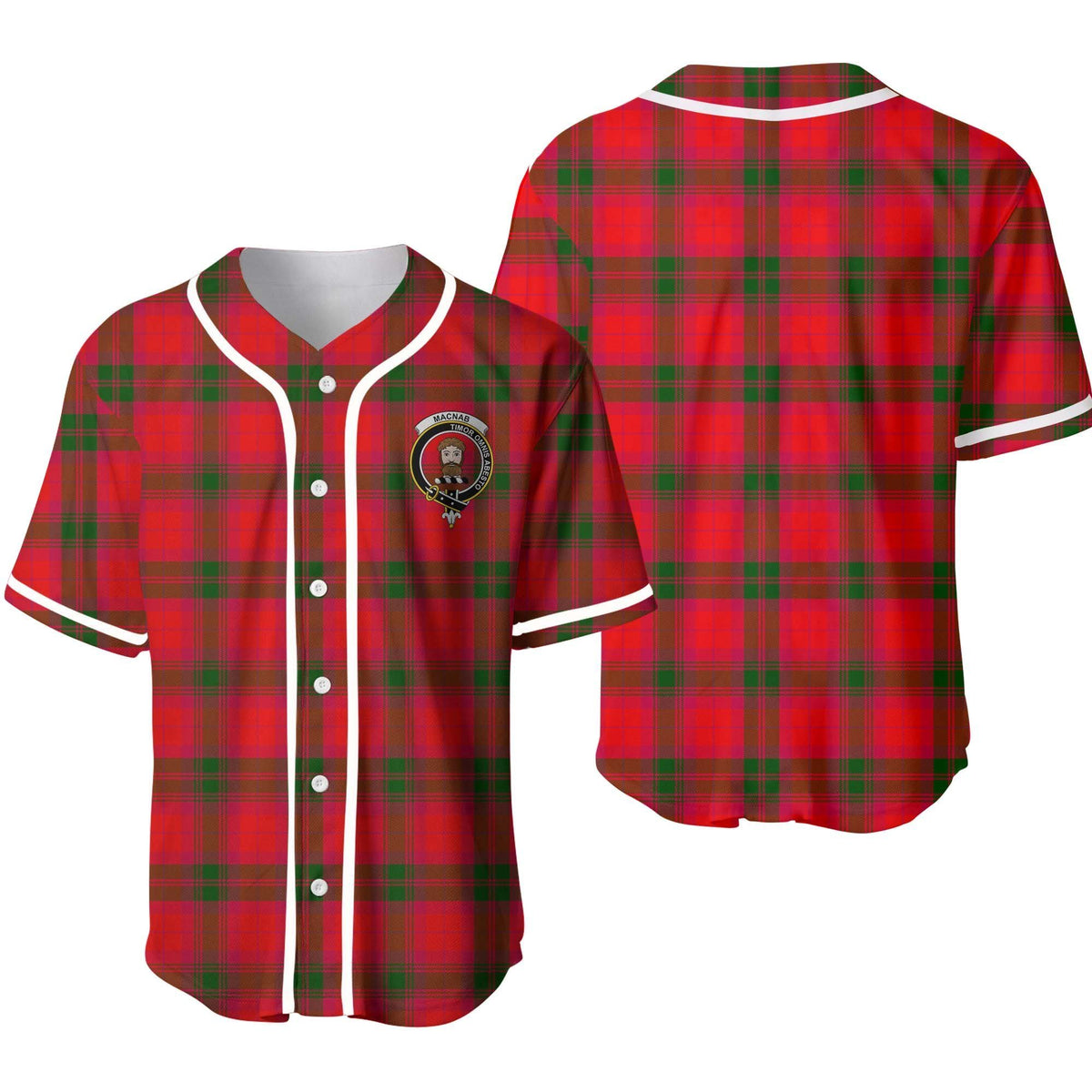 MacNab Tartan Unisex Baseball Jersey