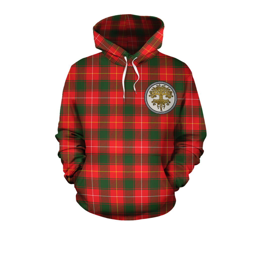 MacPhee Modern Tartan Hoodie - Tree Of Life