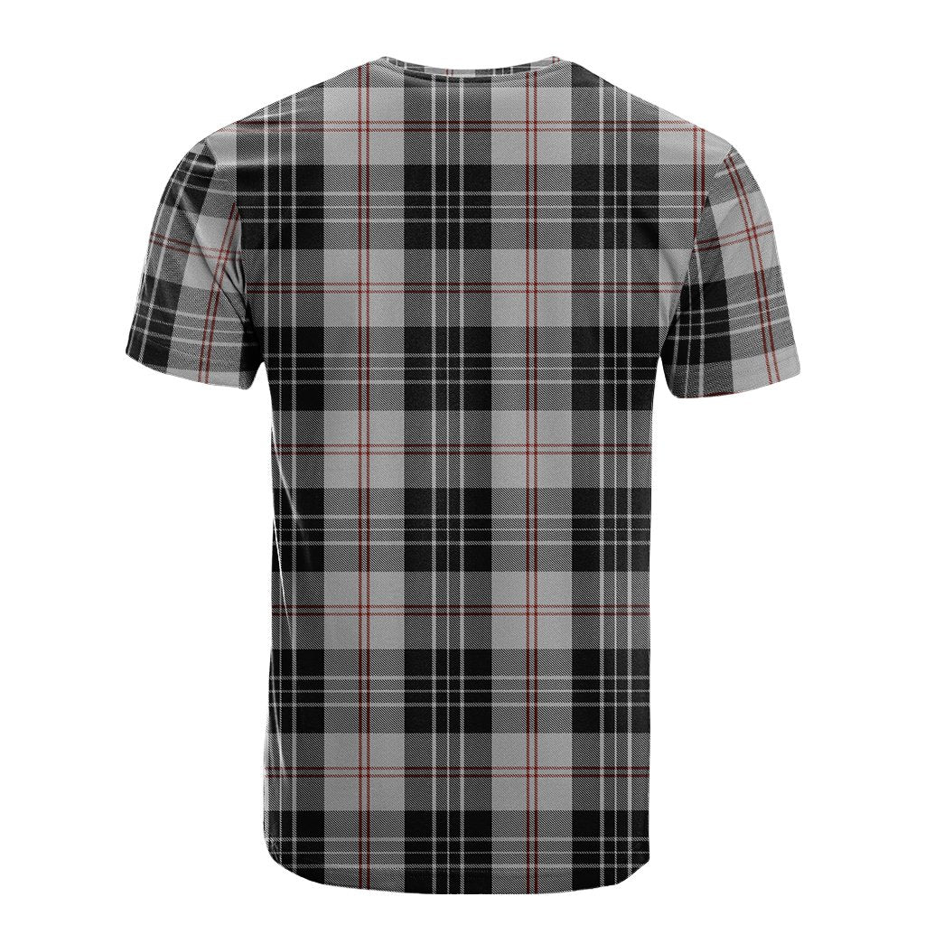 MacPherson of Cluny Black and White Tartan T-Shirt