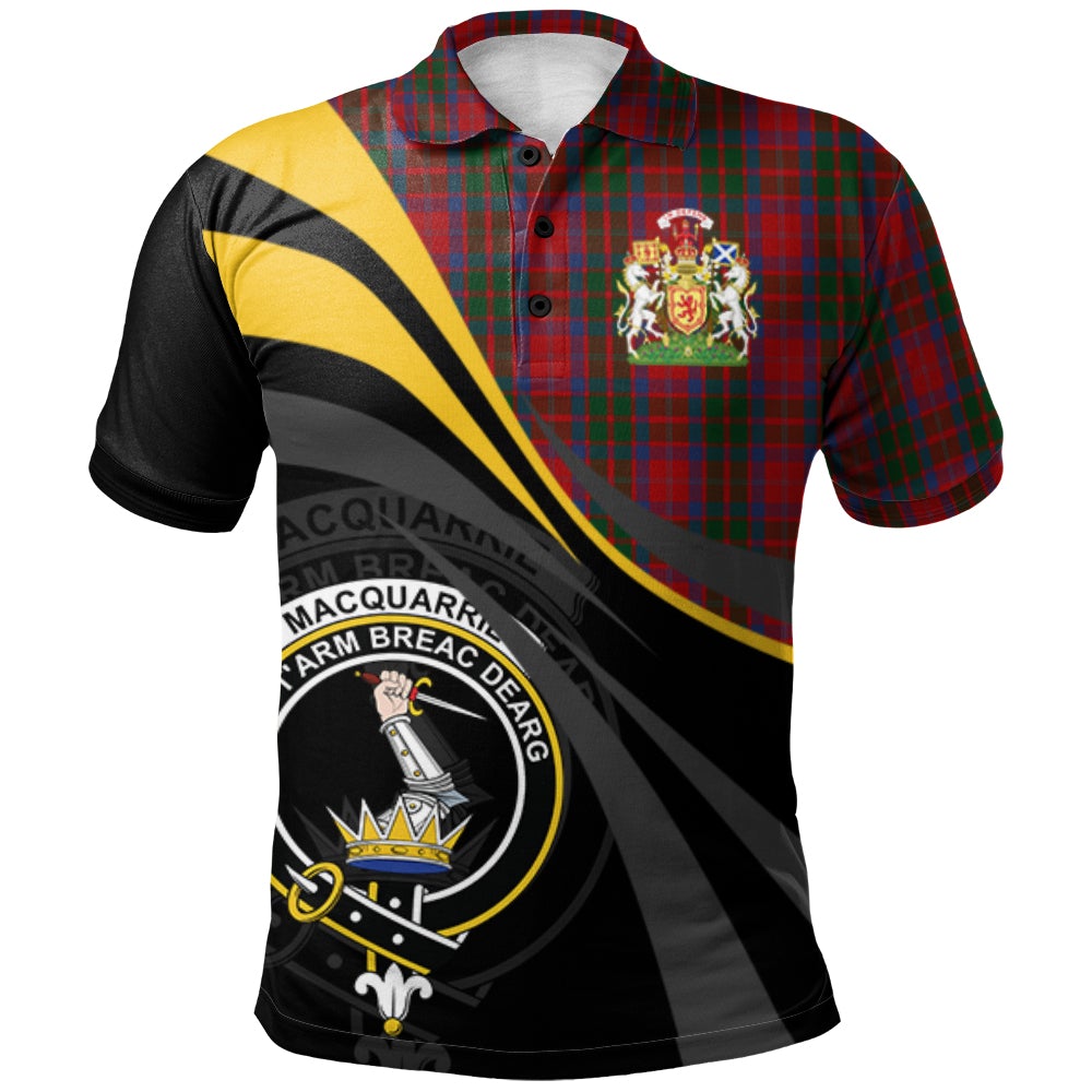 MacQuarrie 05 Tartan Polo Shirt - Royal Coat Of Arms Style
