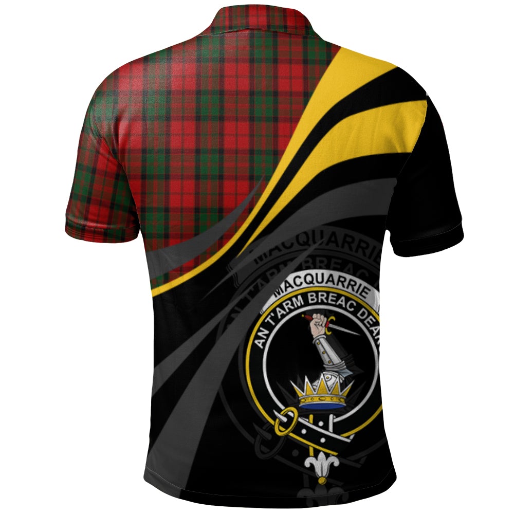 MacQuarrie 07 Tartan Polo Shirt - Royal Coat Of Arms Style