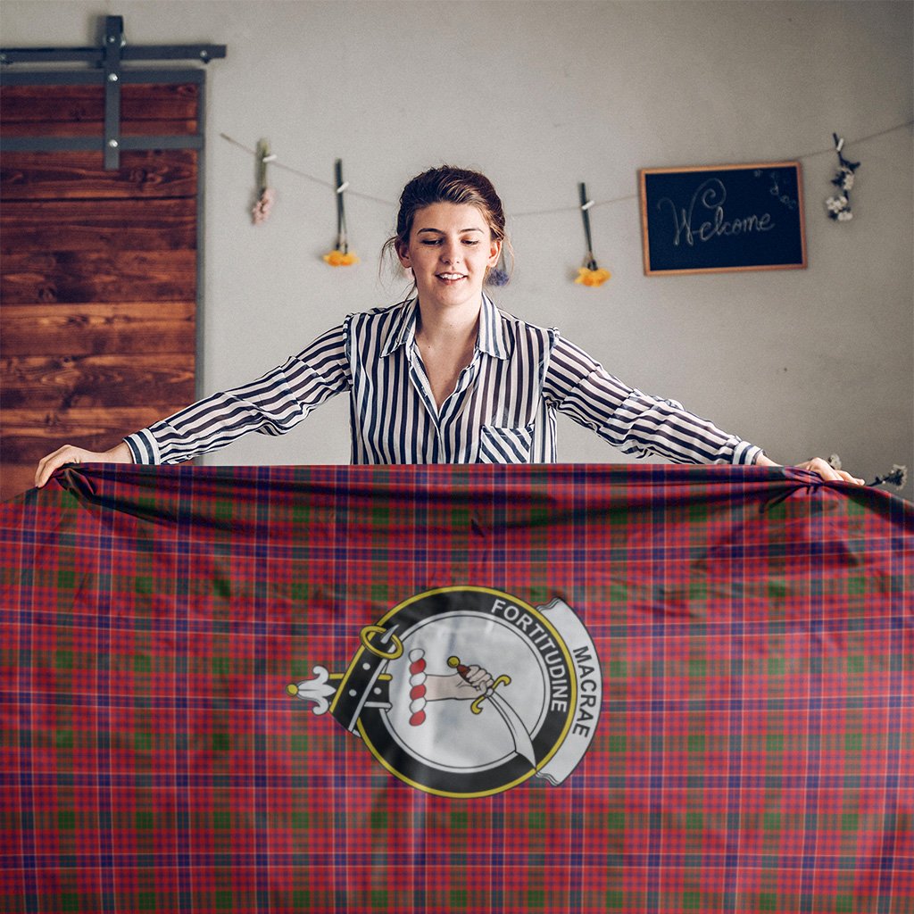 MacRae Tartan Crest Tablecloth