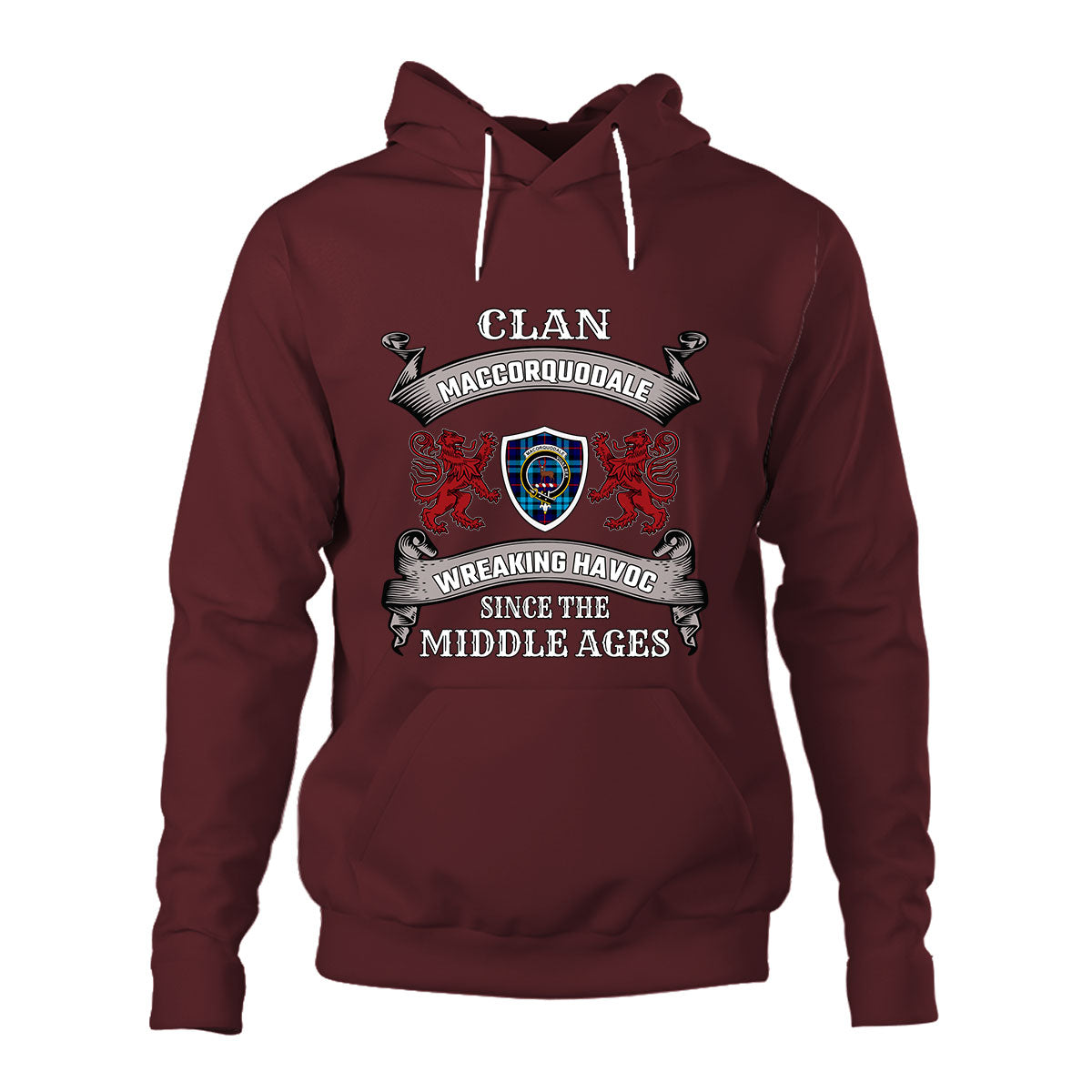 MacCorquodale Family Tartan - 2D Unisex Hoodie