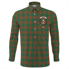 Menzies Green Ancient Tartan Long Sleeve Button Shirt
