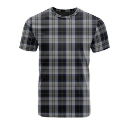 Menzies Black Dress Tartan T-Shirt