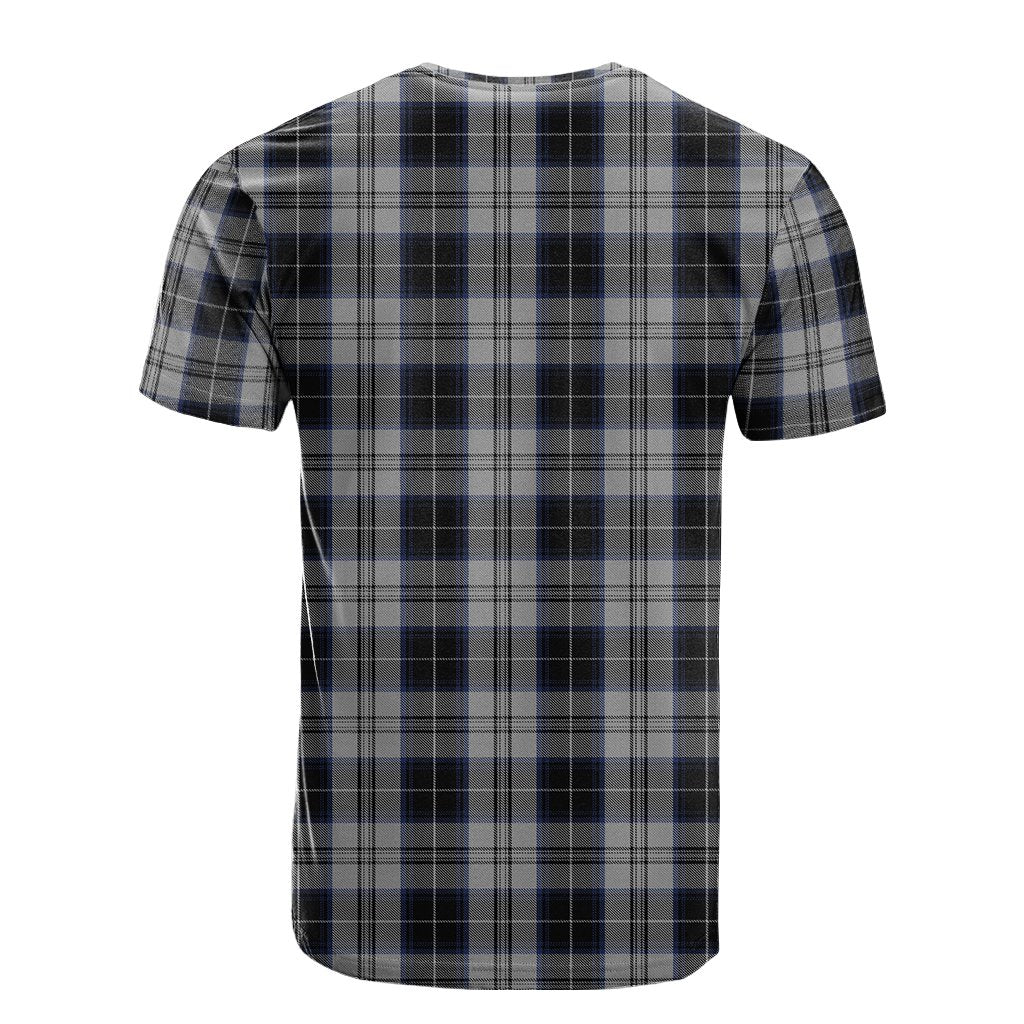 Menzies Black Dress Tartan T-Shirt