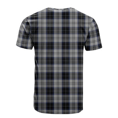 Menzies Black Dress Tartan T-Shirt
