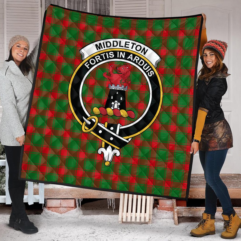 Middleton Modern Tartan Crest Quilt
