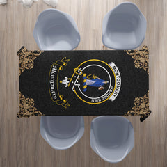 Montgomery Crest Tablecloth - Black Style