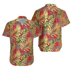 Moubray Tartan Vintage Leaves Hawaiian Shirt