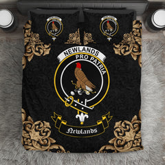 Newlands Crest Black Bedding Set