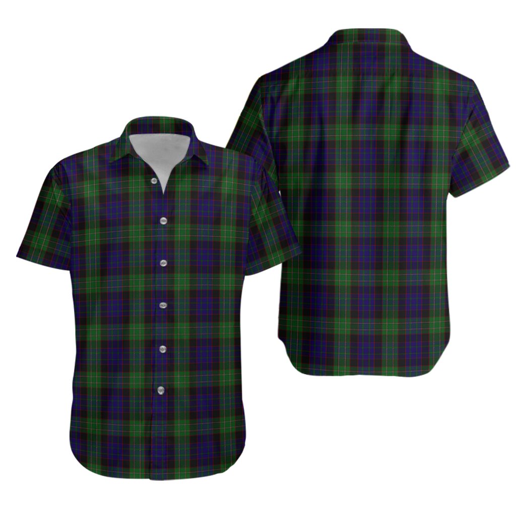 Nicolson Green Hunting Tartan Hawaiian Shirt
