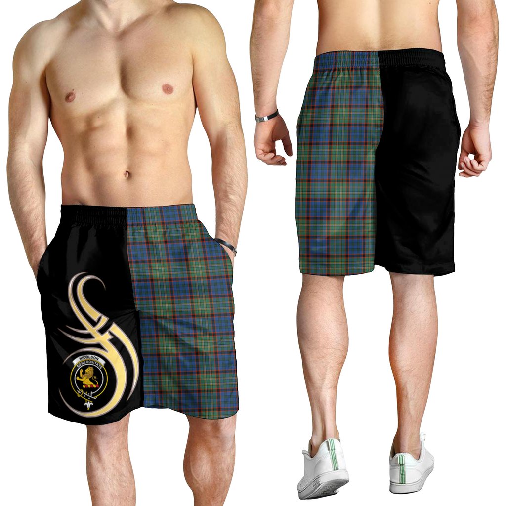 Nicolson Hunting Ancient Tartan Crest Men's Short PM8