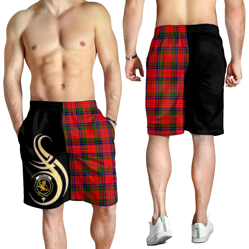 Nicolson Modern Tartan Crest Men's Short PM8