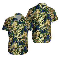 Noel or Nowell Tartan Vintage Leaves Hawaiian Shirt