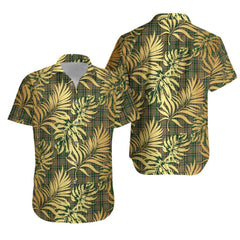 O'Farrell Tartan Vintage Leaves Hawaiian Shirt