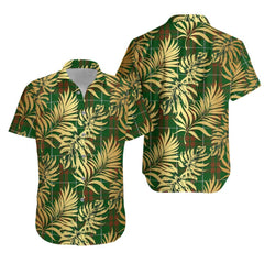 O'Neill Australia Tartan Vintage Leaves Hawaiian Shirt