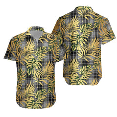 O'Sullivan-Beare Tartan Vintage Leaves Hawaiian Shirt