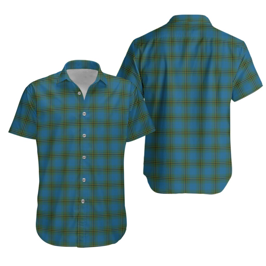 Oliver Hunting Tartan Hawaiian Shirt