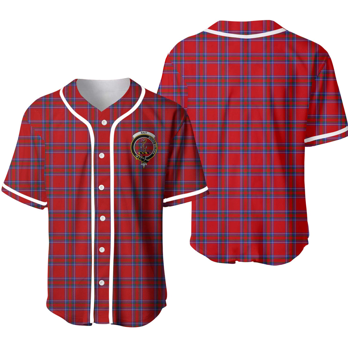 Rait Tartan Unisex Baseball Jersey