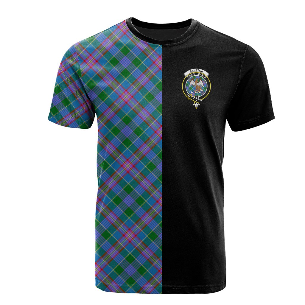 Ralston Tartan T-Shirt Half of Me - Cross Style