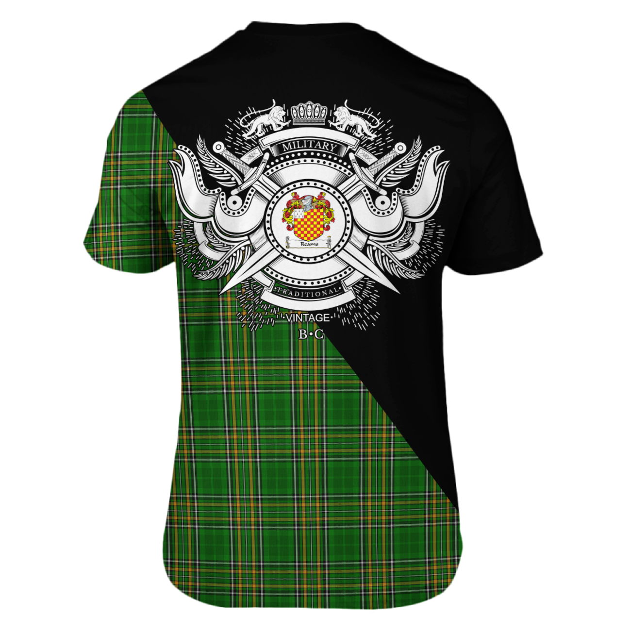 Reams Family Tartan - 2D T-shirt