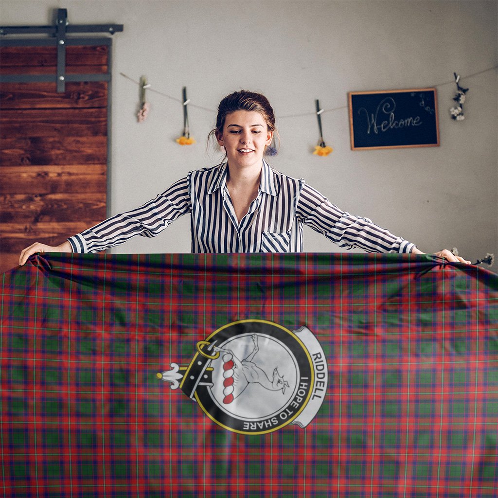 Riddell Tartan Crest Tablecloth