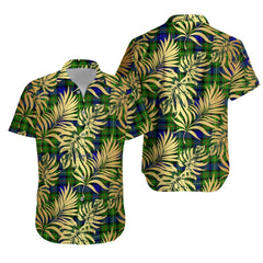 Rollo Modern Tartan Vintage Leaves Hawaiian Shirt