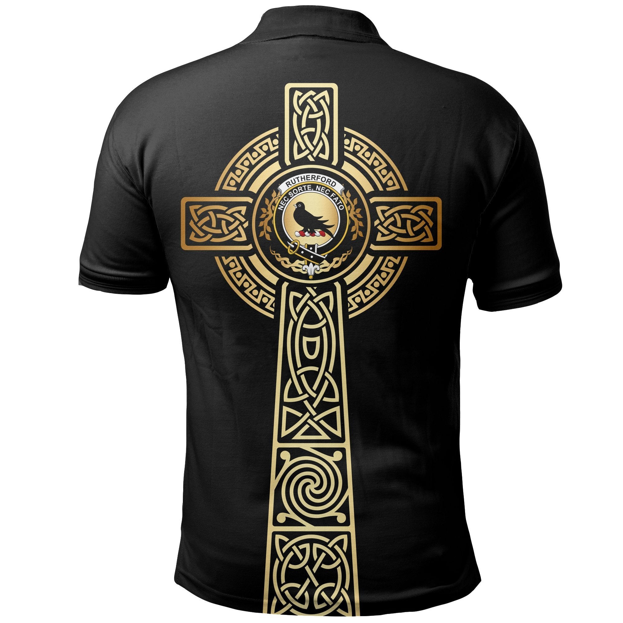 Rutherford Clan Unisex Polo Shirt - Celtic Tree Of Life
