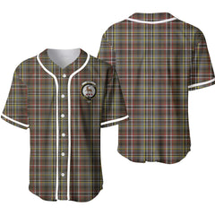 Scott Green Weathered Tartan Unisex Baseball Jersey