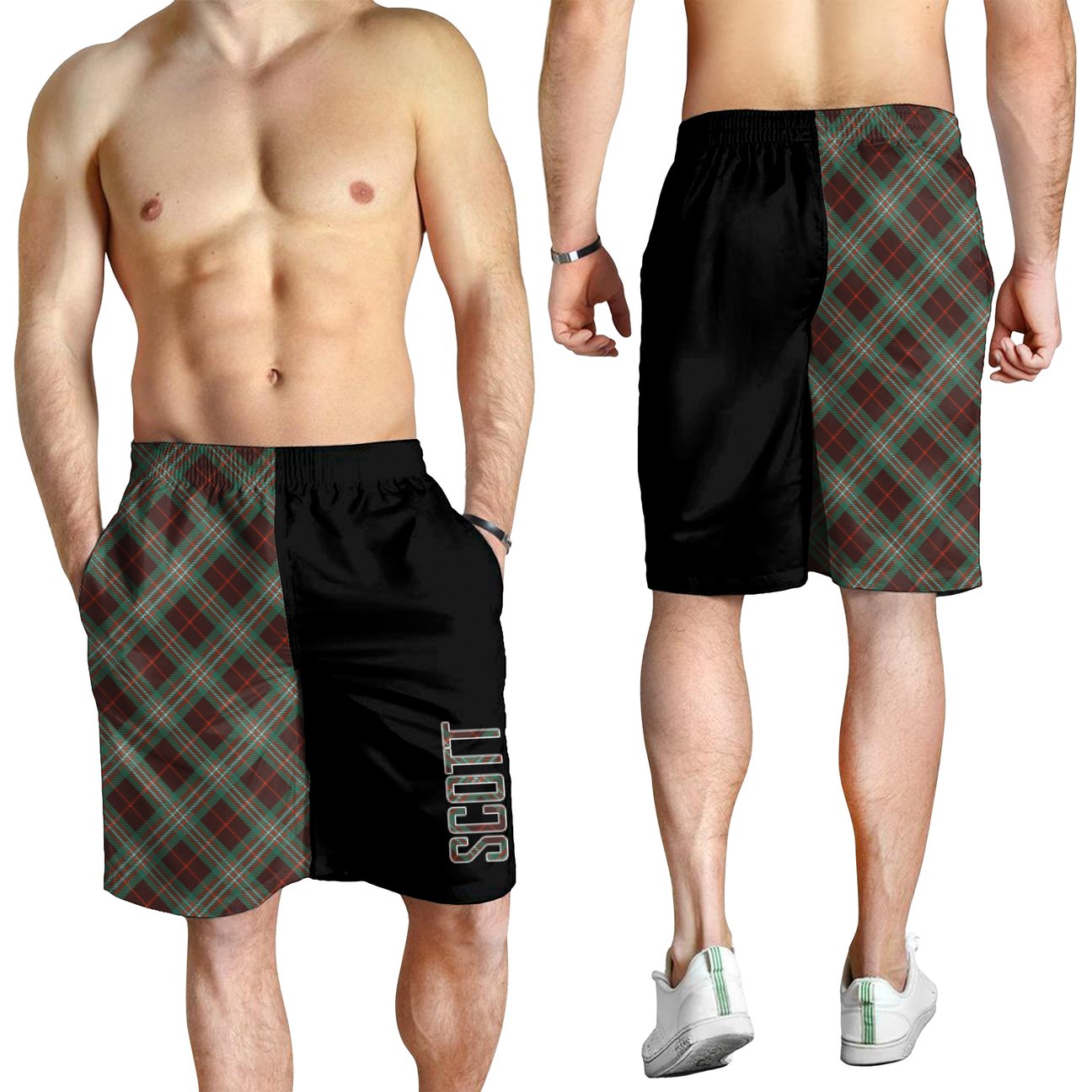 Scott Brown Ancient Tartan Crest Men's Short - Cross Style