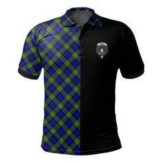 Sempill Modern Tartan Polo Shirt Half of Me - Cross Style