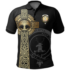 Sempill (or Semple) Clan Unisex Polo Shirt - Celtic Tree Of Life