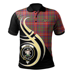 Shaw Red Modern Tartan Polo Shirt - Believe In Me Style