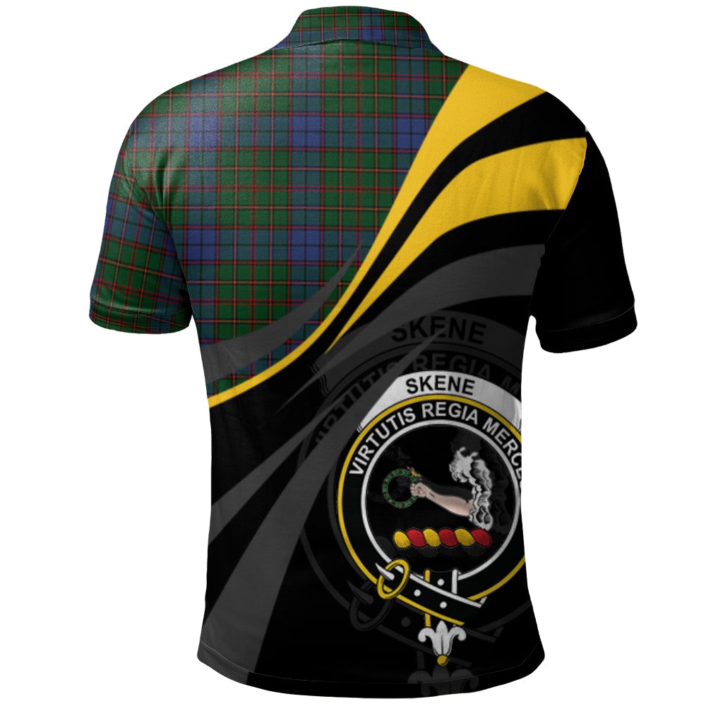 Skene 02 Tartan Polo Shirt - Royal Coat Of Arms Style