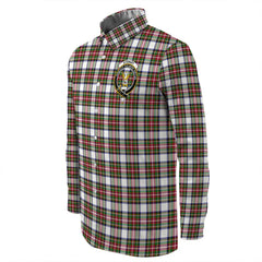 Stewart Dress Modern Tartan Long Sleeve Button Shirt