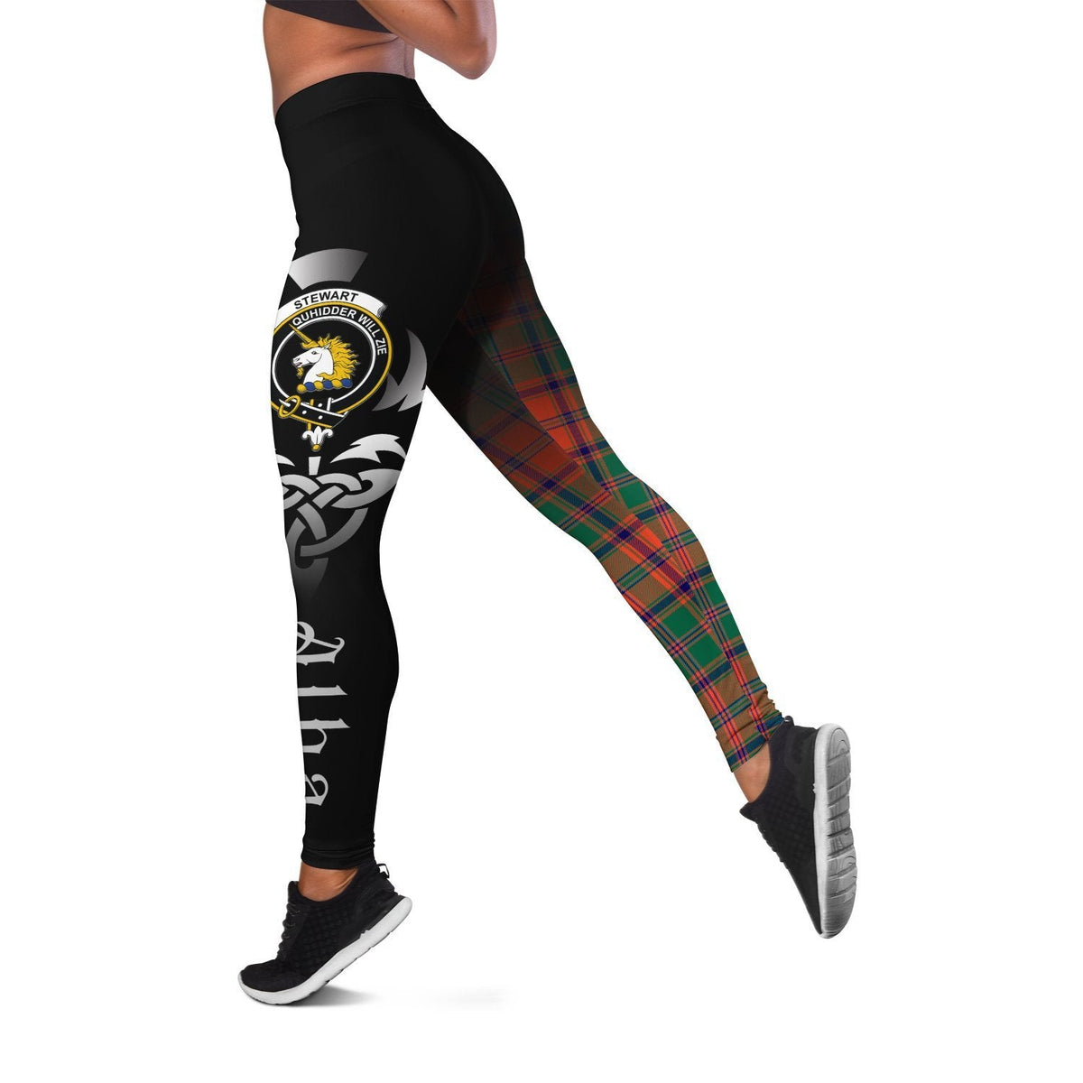 Stewart Of Appin Ancient Tartan Leggings - Alba Celtic Style