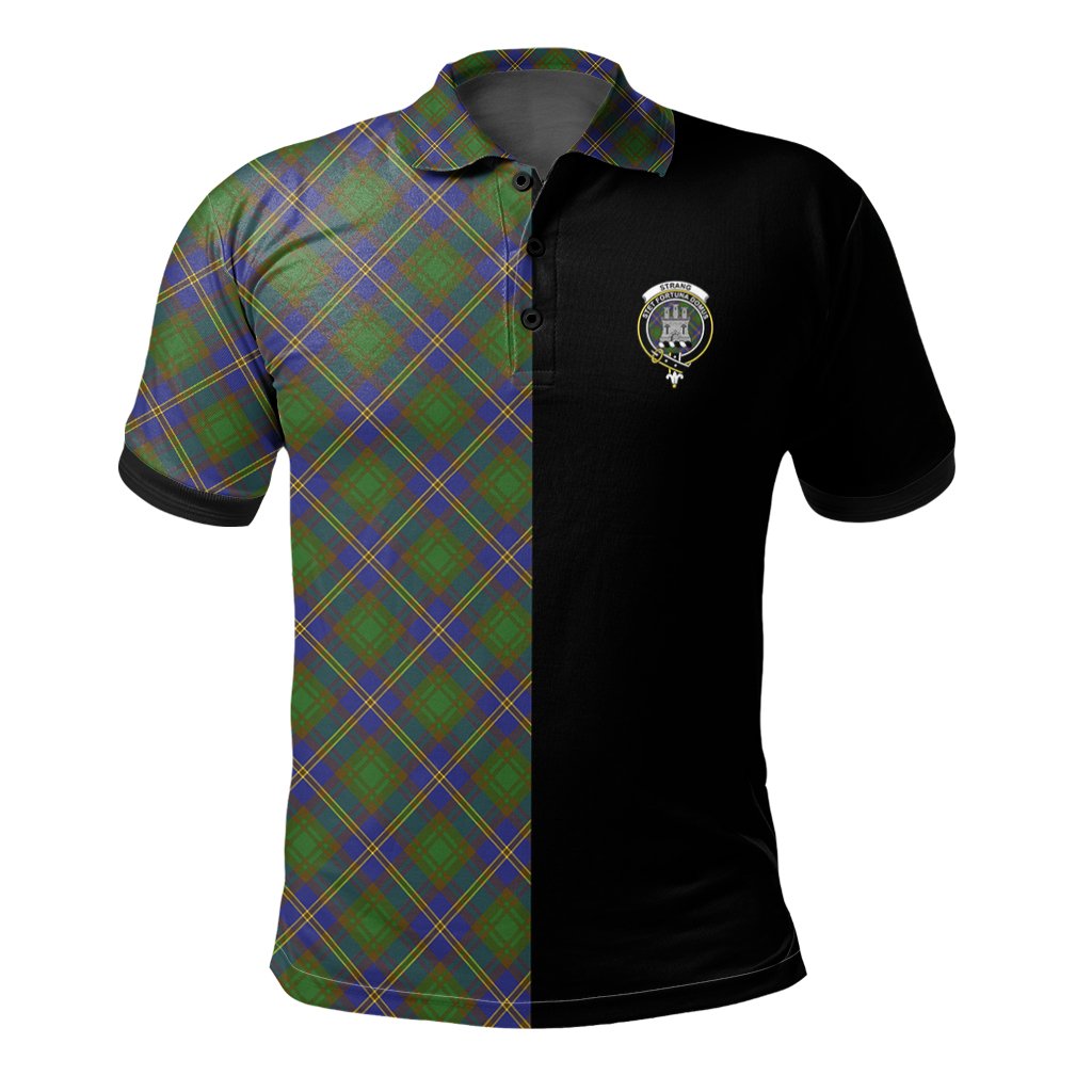 Strange of Balkaskie Tartan Polo Shirt Half of Me - Cross Style