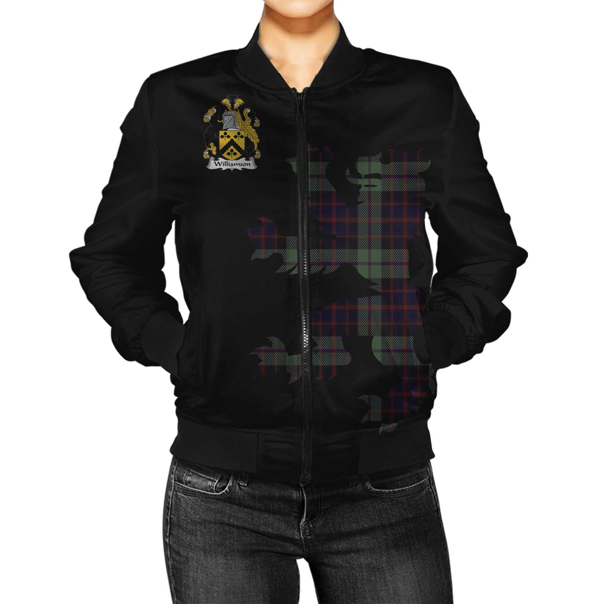 Williamson Tartan Bomber Jacket Lion & Thistle