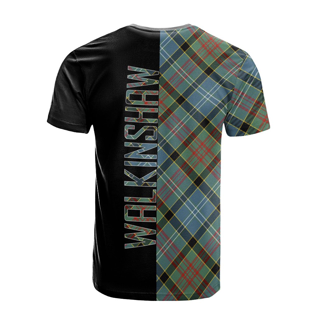 Walkinshaw Tartan T-Shirt Half of Me - Cross Style