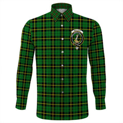 Wallace Hunting - Green Tartan Long Sleeve Button Shirt