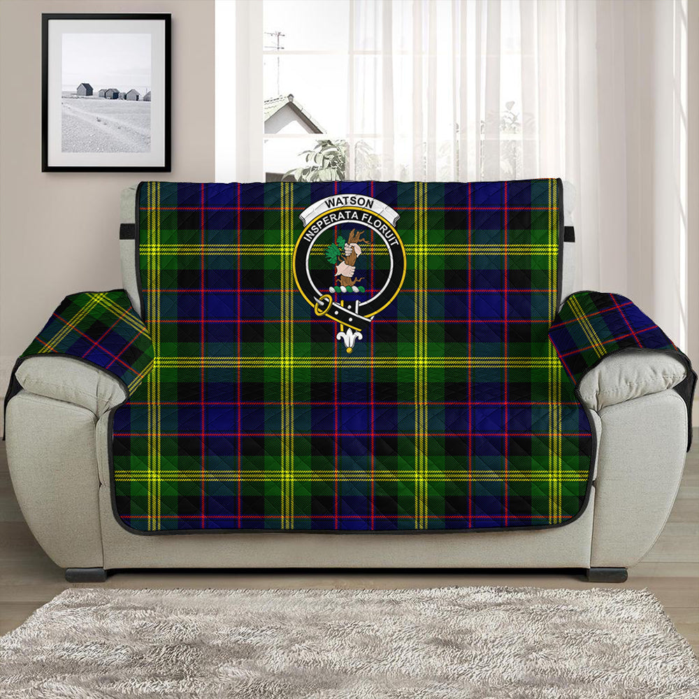 Watson Modern Tartan Crest Sofa Protector