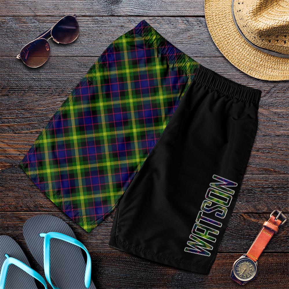Watson Modern Tartan Crest Men's Short - Cross Style