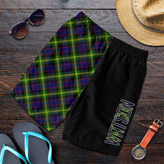 Watson Modern Tartan Crest Men's Short - Cross Style